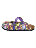 Calceo Clogs paars/meerkleurig
