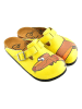Calceo Clogs in Gelb/ Hellbraun