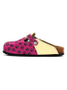 Calceo Clogs roze/geel