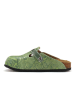 Calceo Clogs groen/wit/lichtroze