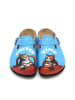 Calceo Clogs in Hellblau