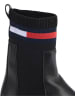 Tommy Hilfiger Shoes Skórzane sztyblety w kolorze czarnym