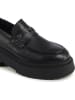 Tommy Hilfiger Shoes Leder-Mokassins in Schwarz
