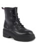 Tommy Hilfiger Shoes Leder-Boots in Schwarz