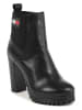 Tommy Hilfiger Shoes Leder-Chelsea-Boots in Schwarz