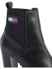 Tommy Hilfiger Shoes Leder-Chelsea-Boots in Schwarz