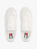 Tommy Hilfiger Shoes Leder-Sneakers in Creme/ Weiß