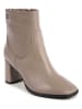 Tommy Hilfiger Shoes Leder-Stiefeletten in Beige