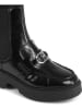 Tommy Hilfiger Shoes Leder-Chelsea-Boots in Schwarz
