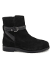 Tommy Hilfiger Shoes Skórzane botki w kolorze czarnym