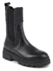 Tommy Hilfiger Shoes Leder-Chelsea-Boots in Schwarz