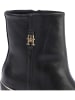 Tommy Hilfiger Shoes Skórzane botki w kolorze czarnym