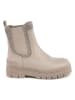 Tommy Hilfiger Shoes Leder-Chelsea-Boots in Beige