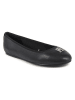 Tommy Hilfiger Shoes Leder-Ballerinas in Schwarz