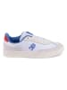 Tommy Hilfiger Shoes Leder-Sneakers in Beige/ Weiß/ Blau