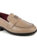 Tommy Hilfiger Shoes Skórzane mokasyny w kolorze beżowym