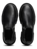 Tommy Hilfiger Shoes Leder-Chelsea-Boots in Schwarz