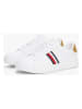 Tommy Hilfiger Shoes Skórzane sneakersy w kolorze białym