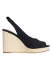 Tommy Hilfiger Shoes Keilsandaletten in Schwarz