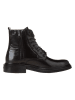 Calvin Klein Leder-Boots in Schwarz