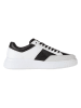 Calvin Klein Leren sneakers wit/zwart