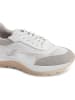 Calvin Klein Leder-Sneakers in Beige