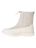 Calvin Klein Leder-Boots in Creme/ Beige