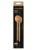 Fiskars 2-delige saladebestekset lichtbruin - (L)30,3 cm