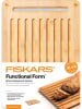 Fiskars Deska "Functional Form" w kolorze jasnobrązowym do krojenia - 25 x 35 cm