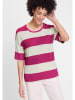 Olsen Pullover in Lila/ Beige