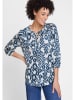 Olsen Bluse in Dunkelblau