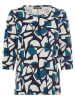 Olsen Longsleeve donkerblauw/blauw/beige