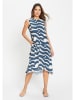 Olsen Sukienka w kolorze biało-granatowym