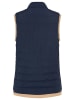 Olsen Omkeerbare doorgestikte bodywarmer donkerblauw