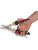 Fiskars Blechschere "PowerGear" in Schwarz/ Rot