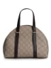 Lucky Bees Henkeltasche in Taupe/ Schwarz - (B)27 x (H)20 x (T)10 cm