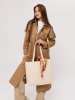 MORI Shopper bag w kolorze kremowym - 47 x 36 x 8 cm