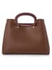 Lucky Bees Henkeltasche ''Mink'' in Hellbraun - (B)35 x (H)25 x (T)13 cm