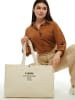 MORI Shopper bag w kolorze kremowym - 50 x 36 x 12 cm