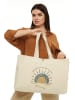 MORI Shopper bag w kolorze kremowym - 50 x 36 x 12 cm