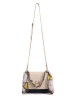 Lucky Bees Handtas beige/donkerblauw - (B)23 x (H)16 x (D)9 cm