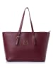 Lucky Bees Shopper "Aria" in Bordeaux - (B)42 x (H)25 cm