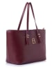 Lucky Bees Shopper "Aria" in Bordeaux - (B)42 x (H)25 cm