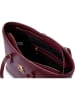 Lucky Bees Shopper bag "Aria" w kolorze bordowym - 42 x 25 cm