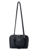 Lucky Bees Schultertasche "Brigitte" in Schwarz - (B)28 x (H)20 x (T)13 cm