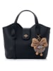 Lucky Bees Schultertasche "Celeste" in Schwarz - (B)25 x (H)21 x (T)11 cm