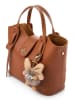 Lucky Bees Henkeltasche ''Celeste'' in Hellbraun - (B)25 x (H)21 x (T)11 cm