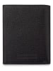MORI Leren portemonnee zwart - (B)11 x (H)9 x (D)2 cm