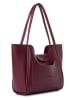 Lucky Bees Schultertasche "Esme" in Bordeaux - (B)35 x (H)29 x (T)12 cm