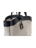 Lucky Bees Shopper in Beige/ Schwarz - (B)42 x (H)22 x (T)19 cm